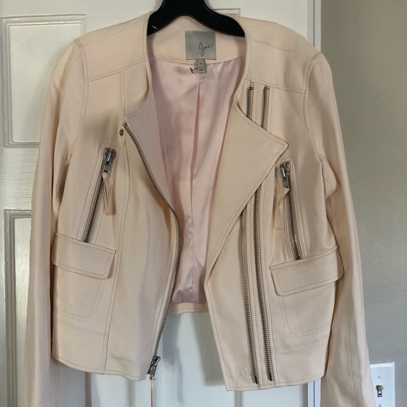 NEW! Joie Vivianette Leather Jacket Sz M - Picture 7 of 8